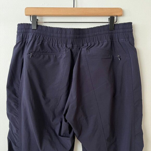 Athleta Lined La Viva Pants Navy Blue Women's Size 12 - Picture 6 of 10